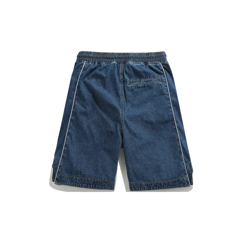 Guuka Denim Shorts Men Blue-1