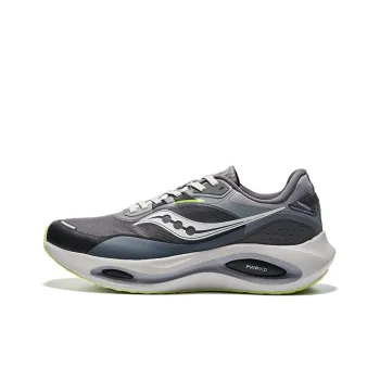 Saucony Phoenix Inferno 3 Anti Slip Wear Resistant Low Top Casual Running Shoes Men's Black Gray