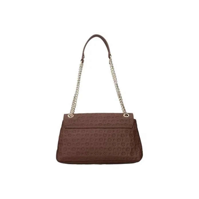 Pollini Leather Crossbody Bag Women's Brown-2