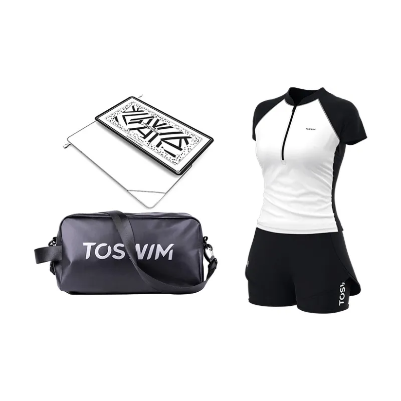 TOSWIM Swimming Sets Polyamide Elastane Beach Vacation Hot Spring Play Water Swim Women's S M L XL 2XL-2