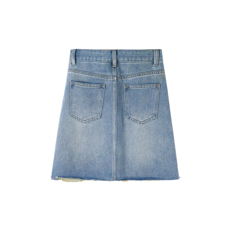 HIPPIEMISS Casual Short Skirts Women's Blue-1