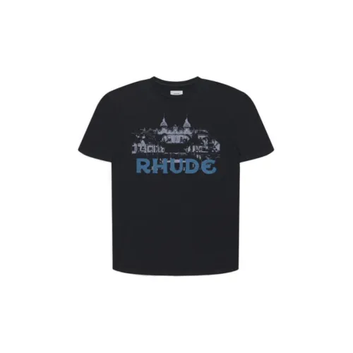 RHUDE T-Shirts Men Black