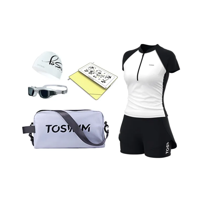 TOSWIM Swimming Sets Polyamide Elastane Seaside Vacation Hot Spring Water Play Women's S M L XL XXL-3