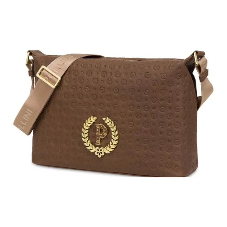 Pollini Soft Calfskin Crossbody Bag, Shoulder Bag Women's Brown-1
