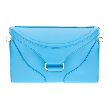 Rodo Leather Clutch Regular Women's Blue