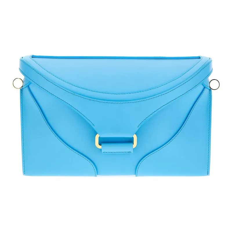 Rodo Leather Clutch Regular Women's Blue-0