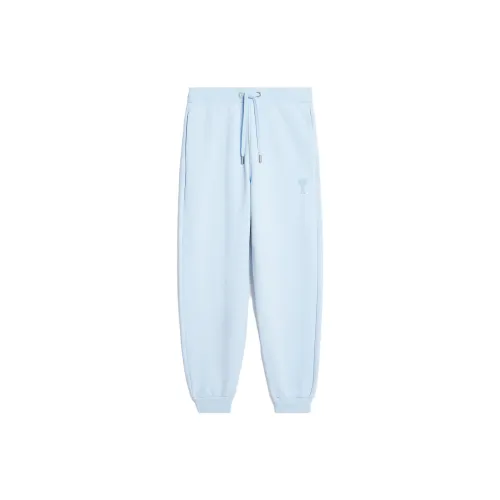 AMIPARIS Knitted Sweatpants Men Sky Blue