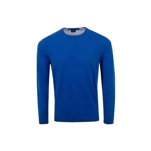 HUGO BOSS Sweaters Men Royal Blue