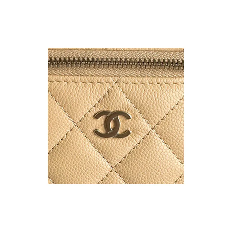 CHANEL Grain Embossed Caviar Cow Leather Box Bag, Shoulder Bag, Crossbody Bag Mini Women's Nude Pink Milk Tea-2