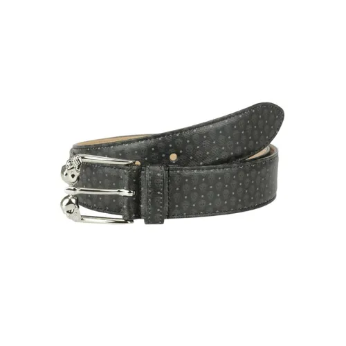 Alexander McQueen Leather Belts Men Black