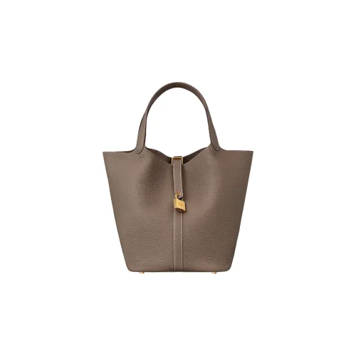 hermes item evelyne small model shoulder bag in blue jean leather taurillon clemence