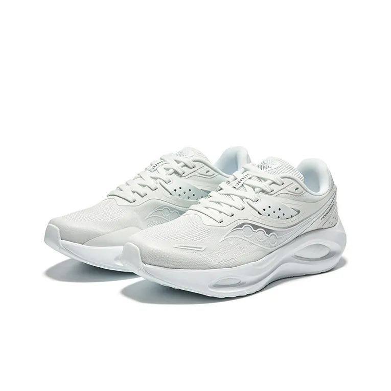 Saucony Phoenix LS Anti Slip Wear Resistant Low Top Casual Running Shoes Women's White-2