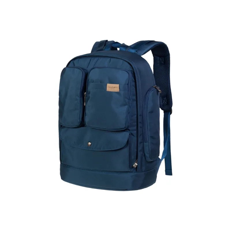 COWBONE Nylon Fabric Backpack Medium Size Unisex Red/Black/Blue-14