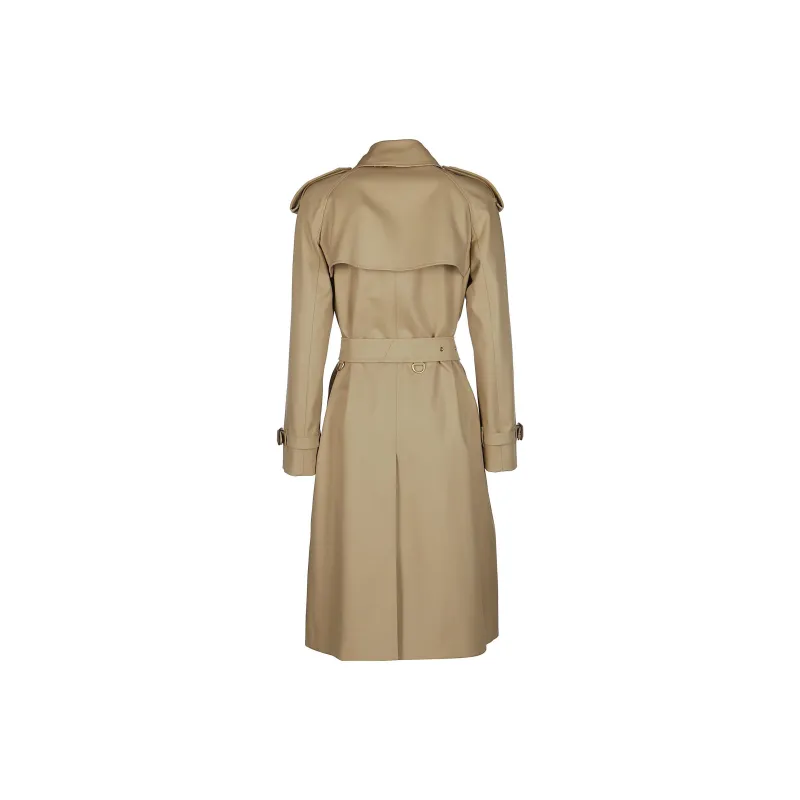 Burberry Long-Sleeved Dresses Women's Beige-1