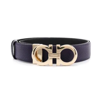 Ferragamo Leather Belts Women's Purple