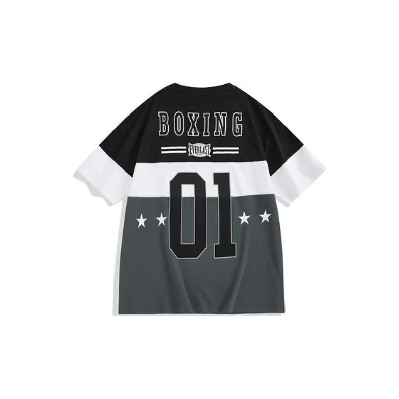Everlast X PEACEBIRD MEN EVERLAST T-Shirts Men Black Gray-1