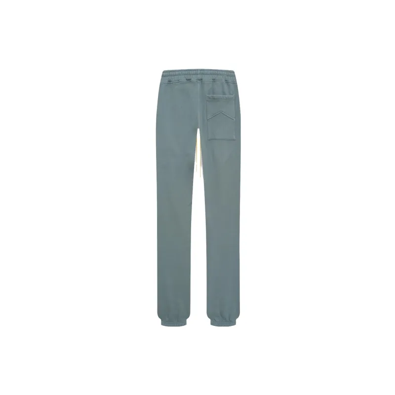 RHUDE Knitted Sweatpants Men Blue Gray-1