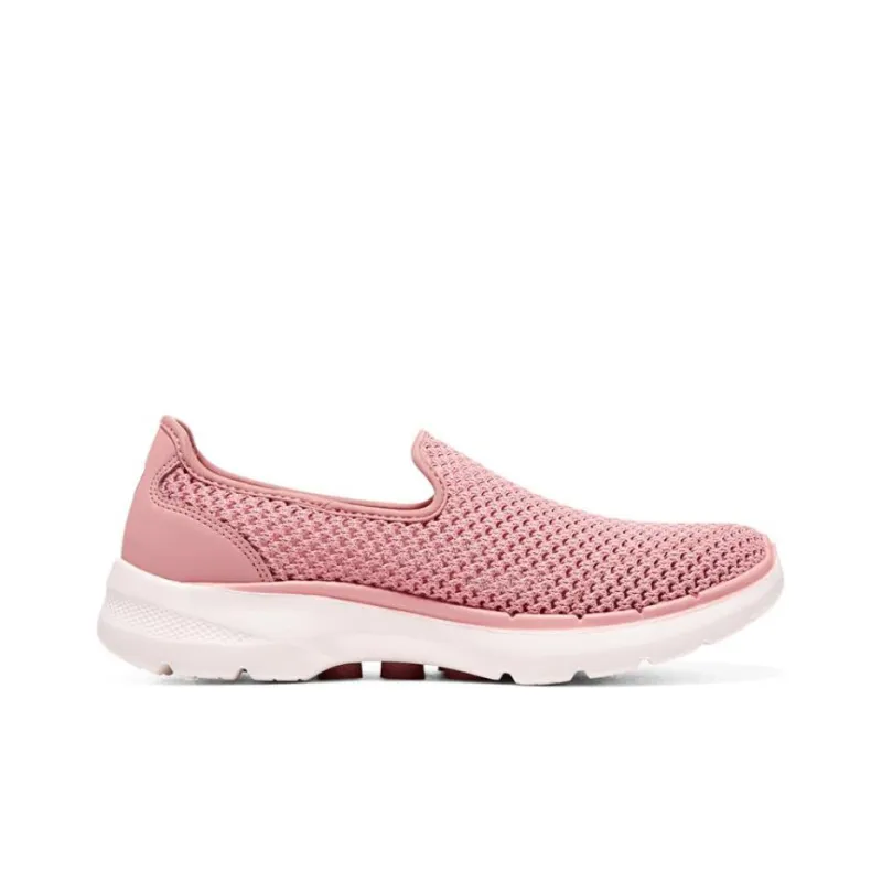 Skechers Go Walk 6 Shoes 'Pink White' Women's-1