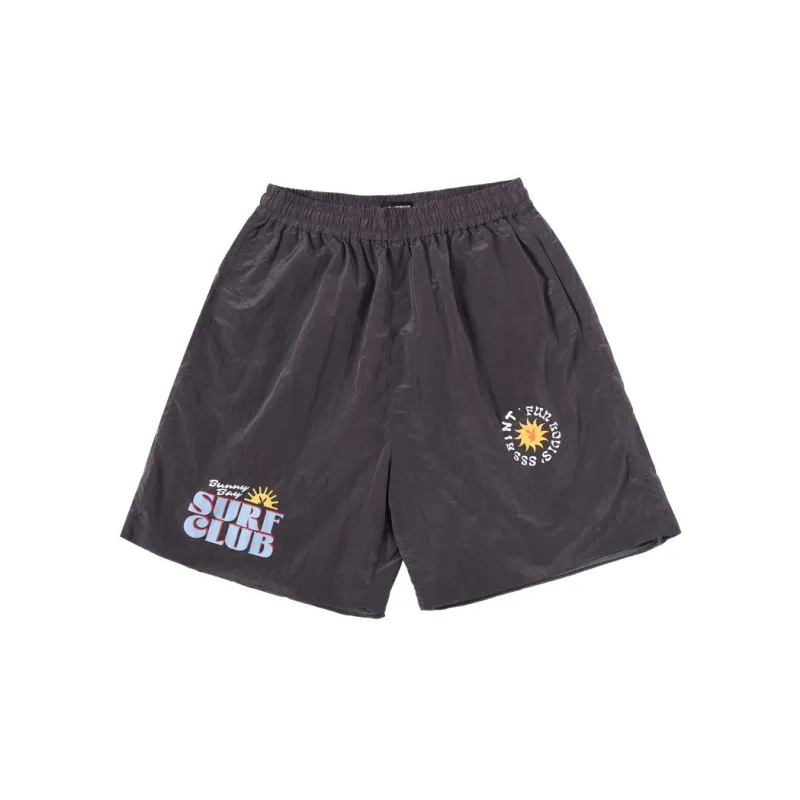 Playboy X SSSAINT LOUIS SSSAINT LOUIS X Playboy Co branded Series Casual Shorts Unisex Dark Gray-1