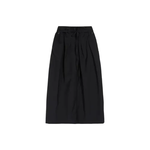 SportMax Casual Long Skirts Women's Black