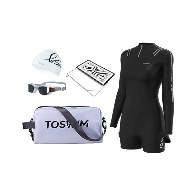TOSWIM Swimming Sets Polyamide Elastane Seaside Vacation Hot Spring Water Play Women's S M L XL 2XL 3XL-6