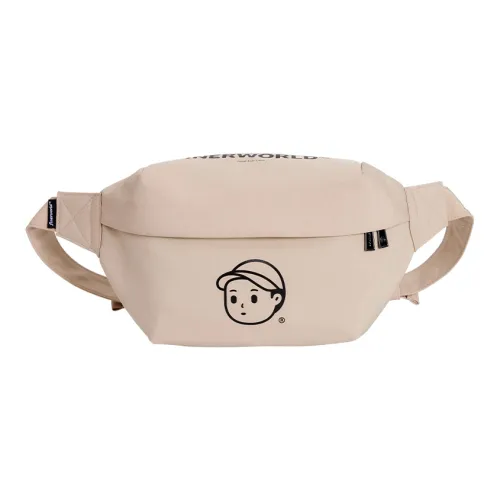 Finerworld Nylon Dumpling Bag Crossbody Bag Fanny Pack Sling Bag Small Size Unisex Multicolor