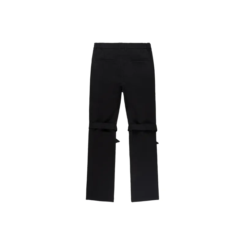 XINYINSU Casual Pants Unisex Black-1