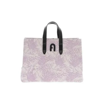 Furla Kenzia With Cow Leather Tote Bag, Shopping Bag, Shoulder Bag, Handbag Women's Purple