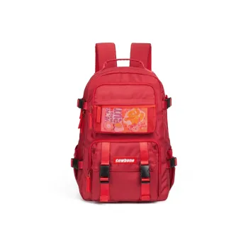 COWBONE Polyester Laptop Backpack Medium Size Red