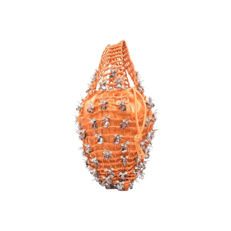Lanvin Bead Embellished Drawstring Tote Bag-1