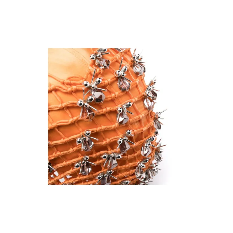 Lanvin Bead Embellished Drawstring Tote Bag-2