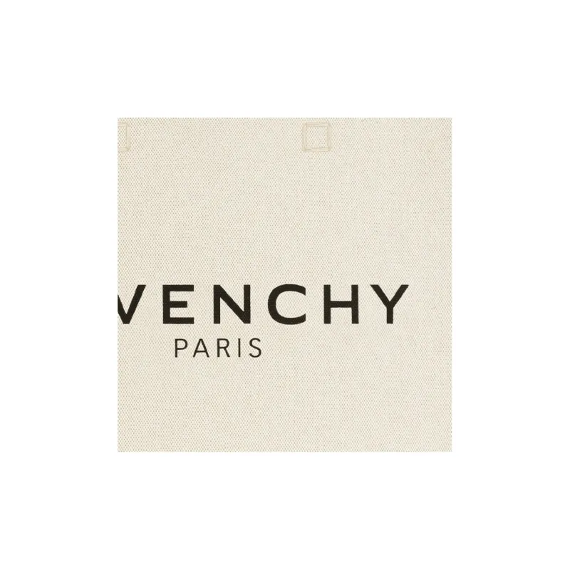 GIVENCHY Cotton Tote Bag Shopping Bag Handbag Small Size Women's Natural Beige-4