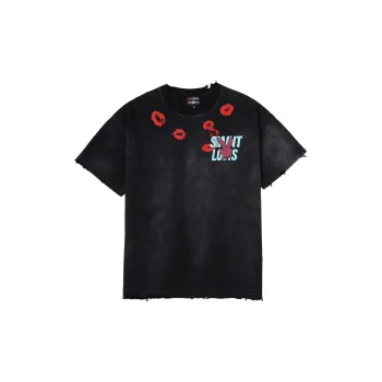 Playboy X SSSAINT LOUIS SSSAINT LOUIS X Playboy Co branded Series T Shirts Unisex Black