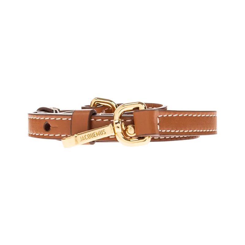 Jacquemus Leather Handbag Women's Saffron-3