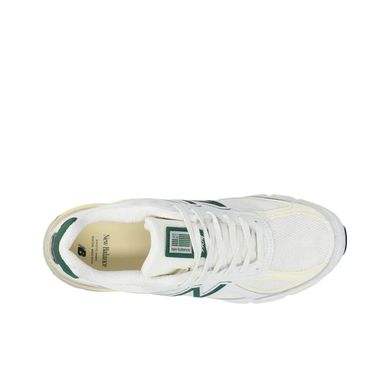New Balance 990v4 MiUSA White Green-3