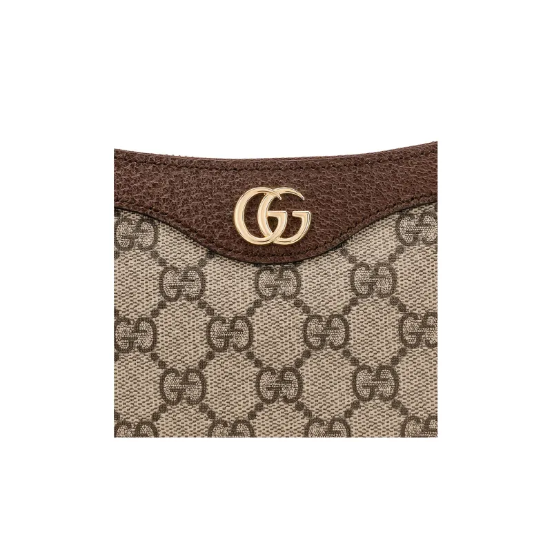GUCCI Ophidia GG Monogram Small Handbag Women's Brown-6