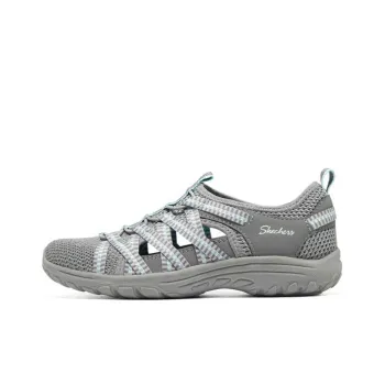 Skechers Reggae Fest 2.0 Anti-Slip Wear-Resistant Low-Top Sports Casual Shoes Women's Gray