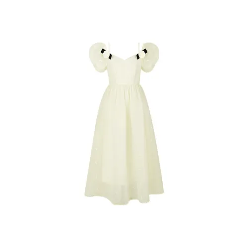 TAMMY TANGS Short-Sleeved Dresses Women's Apricot