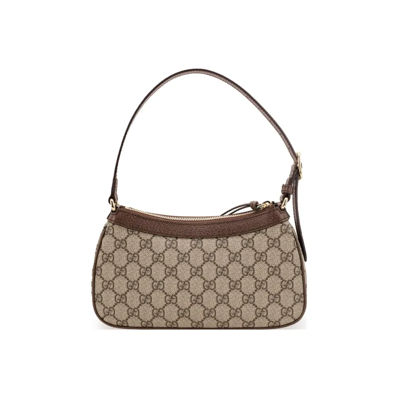 GUCCI Ophidia GG Monogram Small Handbag Women's Brown-2