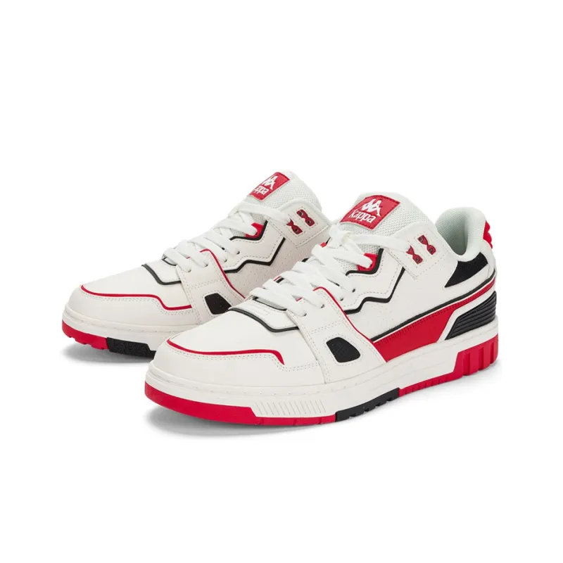 Kappa Low Top Skateboard Shoes Unisex Cherry Red-3