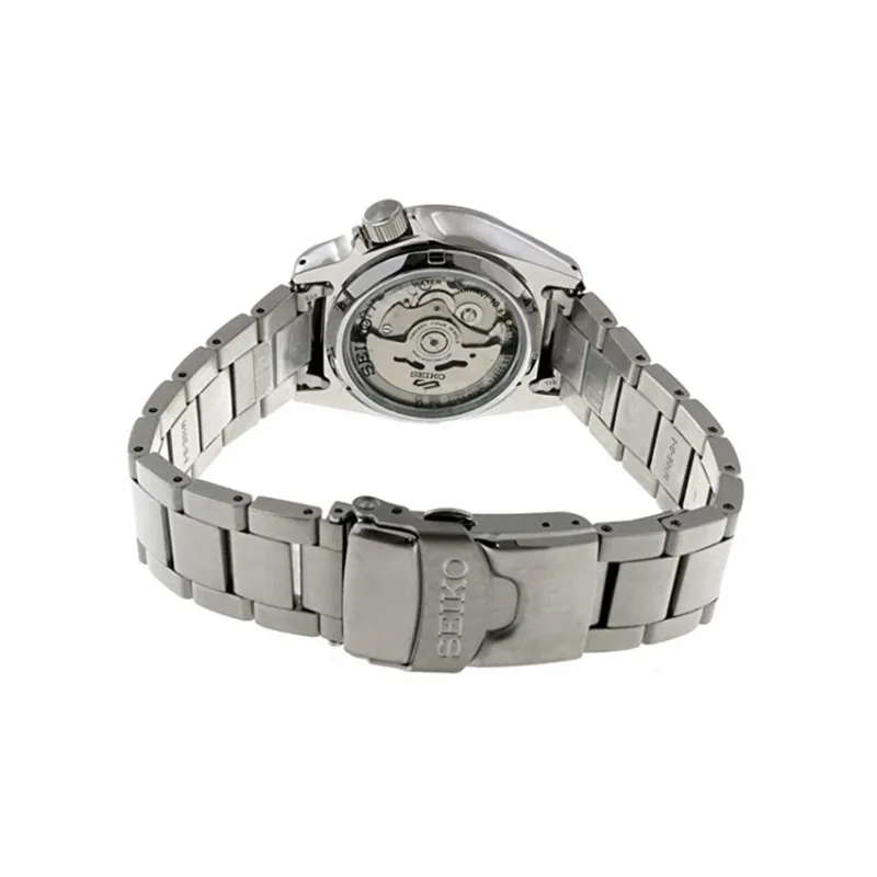 SEIKO Series 5 Automatic Mechanical Movement Stainless Steel Strap Watch 40mm Men's Watches Black Dial SRPE57K1-3