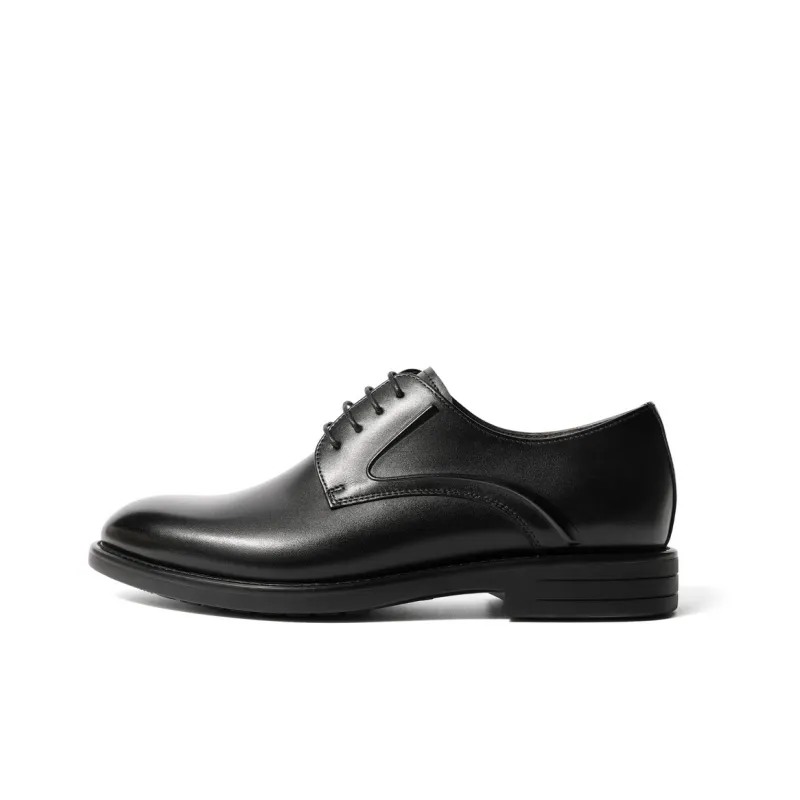 BELLE Dress Shoes Men Low Top Black/Brown-0