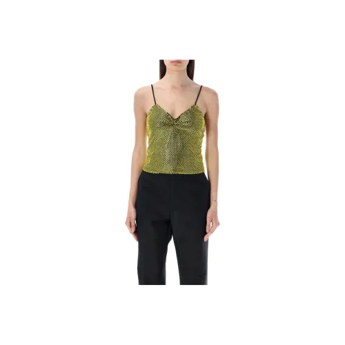 Alexandre Vauthier Tank Tops Women's Neon Green