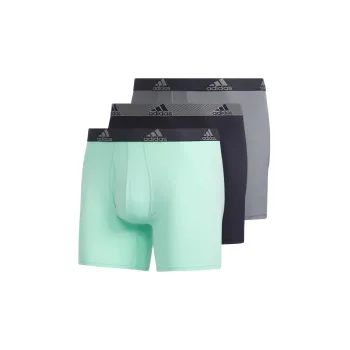 Adidas Free Shipping With AdiClub Performance Boxer Briefs 3 Pairs