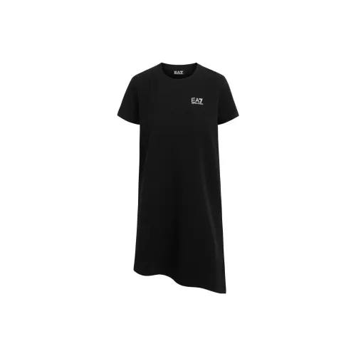 EMPORIO ARMANI Short-Sleeved Dresses Women's Black