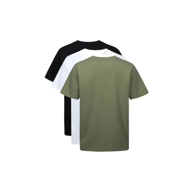 EVISU T Shirts Men White/Black/Army Green-1