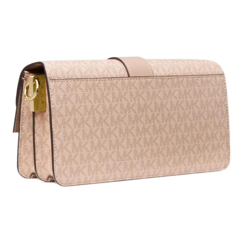 MICHAEL KORS Greenwich Leather Envelope Bag Portable Crossbody Bag Shoulder Bag Women's Pink-2