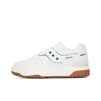 Saucony Cross 90 Coverage Wear Resistant Low Top Skateboard Shoes Unisex Ecru