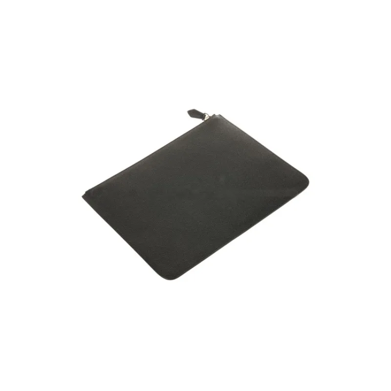 GIVENCHY Cow Leather Clutch Men's Black-3
