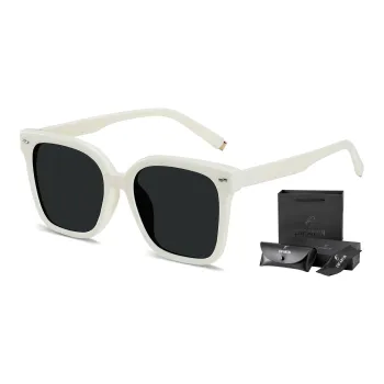 ENFANTIN Square Trendy Sunglasses Multiple Colors Travel Sunglasses Unisex